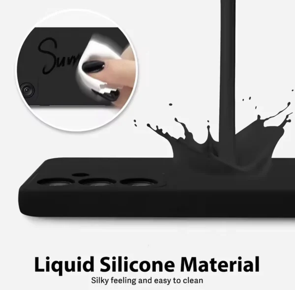 Samsung Silicone Case - Black - Image 4