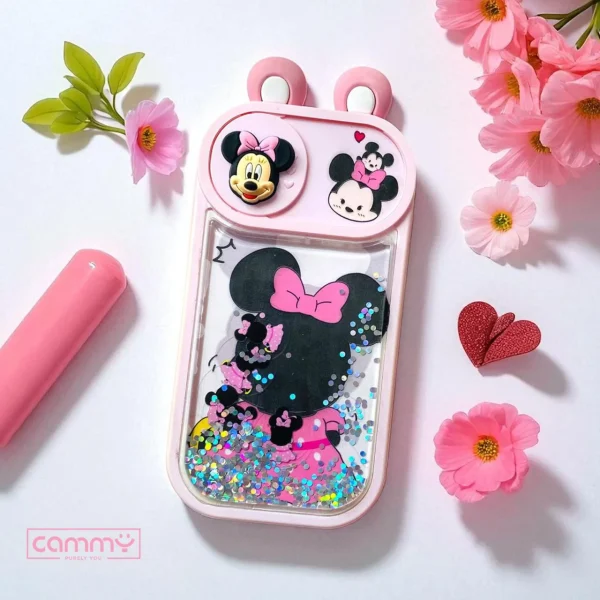 Stylish Minnie Mouse Glitter Cute Case For iPhone 15 14 13 12 11 Pro Max 7 8 Plus Back Cover - Image 4