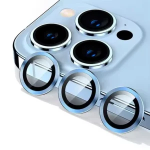 Camera Lens Ring Protector For iPhone 16 15 14 13 12 11 Pro Max - Sierra Blue