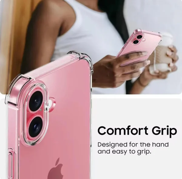 Protective Clear Case For iPhone 17 16 15 14 13 12 11 Pro Max Back Cover - Image 2