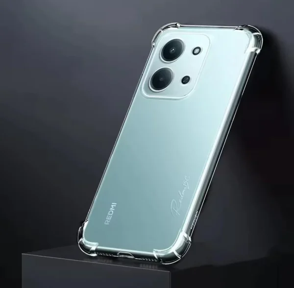 Shockproof Clear Case For Redmi 15C - Protective Transparent Back Cover - Image 4