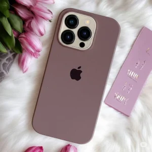 Premium Silicone Case For iPhone 16 Pro / 16 Pro Max - Brown