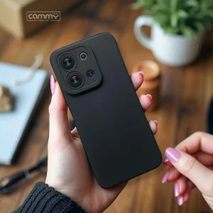 Soft Silicone Case For Redmi 15C Back Cover - Black