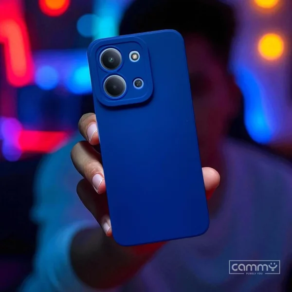 Soft Silicone Case For Redmi 15C Back Cover - Blue - Image 3