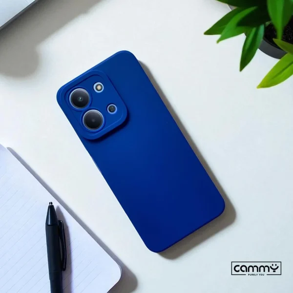 Soft Silicone Case For Redmi 15C Back Cover - Blue - Image 2