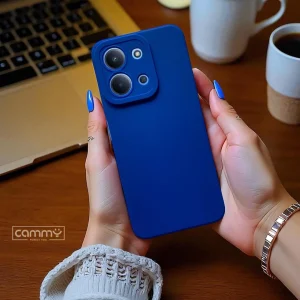 Soft Silicone Case For Redmi 15C Back Cover - Blue