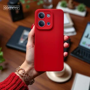 Soft Silicone Case For Redmi 15C Back Cover - Red