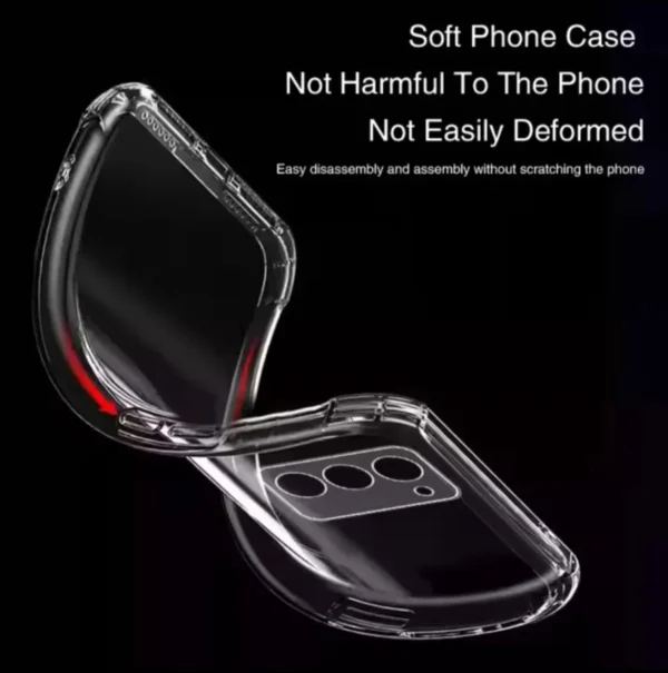 Redmi 15 Back Cover - Transparent Shockproof Protective Clear Case - Image 4