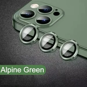 Camera Lens Ring Protector For iPhone 11 12 Pro Max - Alpine Green