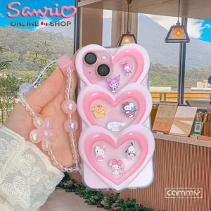 Sanirio Case For iPhone 17 16 15 14 13 12 11 Pro Max X Xs SE2 7 8 Plus Back Cover - Cute Case For Girls