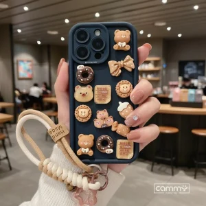 Choco Teddy With Strap iPhone Case