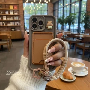 Flying boba with strap iPhone Case